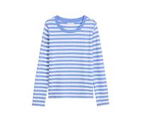 Marc O'Polo Denim Langarmshirt aus reiner Baumwolle in Bleu, Größe L