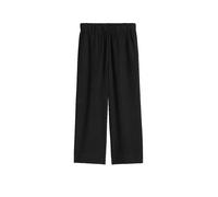 Chinohose MARC O'POLO DENIM "aus LENZING™ Lyocell", Damen, Gr. S, Normalgrößen, schwarz, Obermaterial: 100% Lyocell, unifarben, relaxed fit knöchelfrei, Hosen Chinohose (71514001-S) schwarz