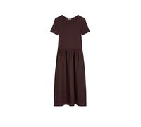 Marc O'Polo DENIM Slim Fit Freizeitkleid aus Baumwoll-Mix in Aubergine, Größe S