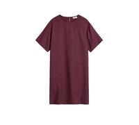 Minikleid MARC O'POLO DENIM "aus LENZING™ Lyocell", Damen, Gr. XL, Normalgrößen, merlot rot, Obermaterial: 100% Lyocell, unifarben, regular fit kurz, Rundhals, normaler Saum, Kleider Minikleid (411459