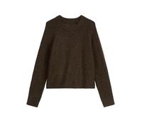 Strickpullover MARC O'POLO DENIM "aus kuscheligem Alpakawolle-Mix", Damen, Gr. M, schwarz espresso, Obermaterial: 42% Polyamid, 28% Wolle, 28% Alpaka, 2% Elasthan, unifarben, Rundhals, Pullover Strick