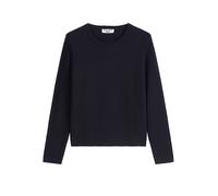 Strickpullover MARC O'POLO DENIM "aus reinem Organic Cotton", Damen, Gr. XS, blau depths, Obermaterial: 100% Baumwolle, unifarben, Rundhals, Pullover Strickpullover (68667642-XS) blau depths