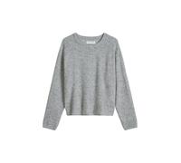 Strickpullover MARC O'POLO DENIM "aus Bou arn", Damen, Gr. M, stone melange, Obermaterial: 78% Schurwolle, 22% Polyamid, unifarben, Rundhals, Pullover Strickpullover (57433502-M) stone melange