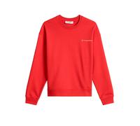 Sweatshirt MARC O'POLO DENIM "mit markantem Rückenprint", Damen, Gr. L, carmine rot, Obermaterial: 100% Baumwolle, unifarben, oversize, Rundhals, Rippbündchen, Sweatshirts Sweatshirt (75697734-L) carm