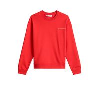 Sweatshirt MARC O'POLO DENIM "mit markantem Rückenprint", Damen, Gr. XL, carmine rot, Obermaterial: 100% Baumwolle, unifarben, oversize, Rundhals, Rippbündchen, Sweatshirts Sweatshirt (75697734-XL) ca