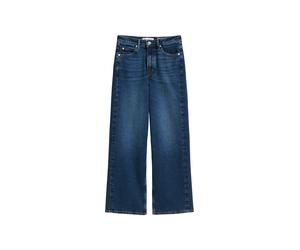 Marc O'Polo Denim trouser, wide fit, culotte length, high waist Freizeithose Damen - AUTHENTIC DARK SEA Blau WASH 26/32 AUTHENTIC DARK SEA BLUE WASH