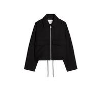 Outdoorjacke MARC O'POLO DENIM "aus Wolle-Mix", Damen, Gr. XS, schwarz, Obermaterial: 50% Wolle, 47% Polyester, 3% Sonstige Fasern, unifarben, regular fit, normaler Saum, Jacken Outdoorjacke (16376938