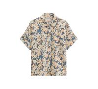 Kurzarmshirt MARC O'POLO "aus leichtem Single Jersey", Damen, Gr. M, medium blau, Obermaterial: 100% Baumwolle, bedruckt, regular fit, Shirts (85149749-M) medium blau
