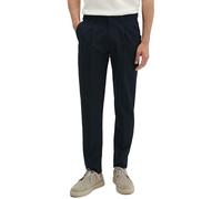 Chinohose MARC O'POLO "aus leichtem Technical Wool Blend", Herren, Gr. 31, Länge 34, deep night blau, Obermaterial: 53% Polyester, 44% Wolle (Schafwolle), 3% Elasthan, unifarben, normal, Hosen Chinoho
