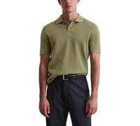 Poloshirt MARC O'POLO "DFB Travel Collection", Herren, Gr. M, grün (avery fern), Strick, Obermaterial: 100% Baumwolle, casual, regular fit, Shirts, aus Strick, aus reiner Bio-Baumwolle, regular fit (8