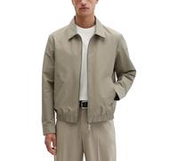 Marc O'Polo Regular Fit Blouson mit Label Patch - Marc O'Polo × DFB Travel Collection in Taupe, Größe S