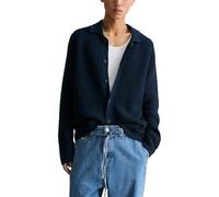 Marc O'Polo DENIM Regular Fit Strickjacke aus reiner Baumwolle in Marine, Größe L