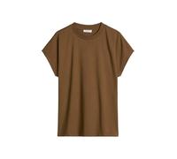 T-Shirt MARC O'POLO DENIM, Damen, Gr. XS, umbra braun, Jersey, Obermaterial: 100% Baumwolle, relaxed fit normal, Rundhals, Shirts T-Shirt, relaxed fit, basic (98552107-XS)