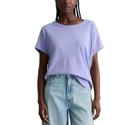 Marc OߴPolo Denim Damen T-Shirt aus Bio-Baumwolle Relaxed Fit, Lila (Soft Hibiscus), XS