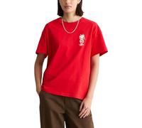 Marc O'Polo Denim T-Shirt aus Basic Single Jersey Damen regular fit Rundhals S carmine rot