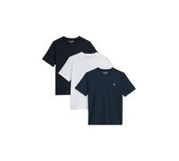 Marc O'Polo Herren T-Shirt, 3er Pack, Rundhals - Tripplepack, Regular Fit, Baumwolle Mehrfarbig / 3XL XXXL Mehrfarbig