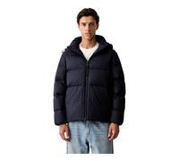Marc O'Polo - Gesteppte Daunenjacke in Regular Fit mit abnehmbarer Kapuze - - Jackets - Herren - Blau - 2XL