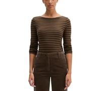Gestreiftes Longsleeve regular braun S
