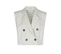Marc O'Polo Damen Weste aus Leinenmix, beige, Gr. 40