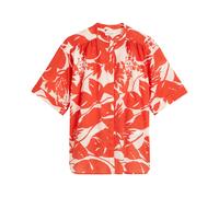 Marc O'Polo Halbarm-Hemdbluse mit Print Orange/Multi (Größe: 38) 38 orange