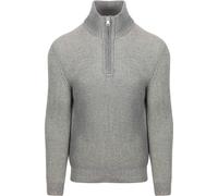 Marc O'Polo Halfzip Rib Grey - Größe XXL Grau XXL