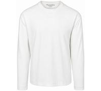 Marc O'Polo Heavy Longsleeve T-Shirt Silky White - Größe XXL Weiß XXL
