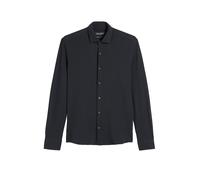 Marc O'Polo Hemd Herren Slim Fit Langarm Baumwoll-Piqué blau, M