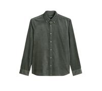 Langarmhemd MARC O'POLO "mit Button-Down-Kragen", Herren, Gr. S, Normalgrößen, mangrove, Obermaterial: 100% Baumwolle, regular fit normal, Doppelmanschette, Hemden (60248656-S) mangrove