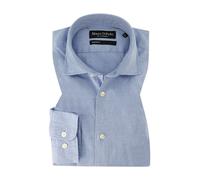 Marc O'Polo Hemd Herren Regular Fit Langarm Baumwolle blau, XL