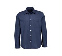 Marc O'Polo Hemd Herren Regular Fit Langarm Baumwolle blau, XXL