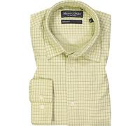 Marc O'Polo Hemd Herren Regular Fit Langarm Baumwolle grün, XL