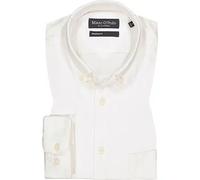 Marc O'Polo Herren Hemd Regular Fit langarm, Cremefarben (Egg White), XXL