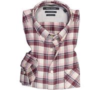 Marc O'Polo Hemd Herren Slim Fit Langarm Baumwoll-Stretch rot, XXL