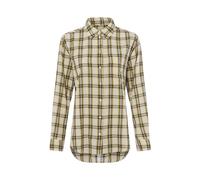 Langarmbluse MARC O'POLO "aus Baumwoll-Voile", Damen, Gr. 38, multi, natural stone, Obermaterial: 100% Baumwolle, kariert, elegant, regular fit normal, Langarm Manschette, Blusen (97487111-38) multi,