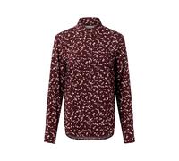 Langarmbluse MARC O'POLO "aus fließender Viskose", Damen, Gr. 34, schwarz braun, Obermaterial: 100% Viskose, bedruckt, regular fit normal, Manschette, Blusen (77642137-34) schwarz braun