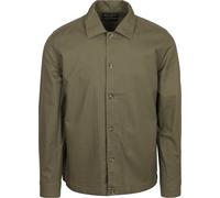 Marc O'Polo Hemdjacke Leinen Blend Olivgrün - Größe XXL Dunkelgrün XXL