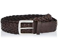 Marc O'Polo Herren 3004 edler Herren Gürtel, Ledergürtel mit Flechtdesign, hochwertiger Flechtgürtel mit Metall-Schnalle (1er Pack)