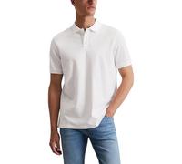 Marc O'Polo Herren Poloshirt Kurzarm – aus Bio-Baumwolle, Regular Fit – Weiß XL