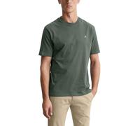 Marc O'Polo Herren T-Shirt - Small-Logo, Regular Fit, Baumwolle, Logoprint, uni Grün / L L Grün