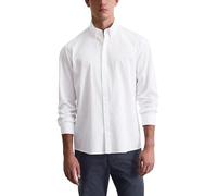 Marc O'Polo Regular Fit Freizeithemd aus reiner Baumwolle in Weiss, Größe XL