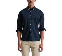 Marc O'Polo Hemd Herren Regular Fit Langarm Baumwolle blau, XL
