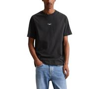 Marc O'Polo Denim Herren T-Shirt aus Bio-Baumwolle mit Rundhalsausschnitt, Schwarz (Black), XXL