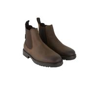 Marc OߴPolo Herren Chelsea Boots aus Leder mit runder Kappe, Braun (Dark Brown), 43