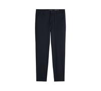 Chinohose MARC O'POLO "aus technischem Popeline-Stretch", Damen, Gr. 33, Länge 34, schwarz navy, Obermaterial: 98% Baumwolle, 2% Elasthan, unifarben, normal, Hosen Chinohose (90057233-33) schwarz navy