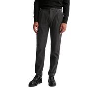 Chinohose MARC O'POLO "aus reiner Bio-Baumwolle", Herren, Gr. 36, Länge 34, grau (broken graphite), Obermaterial: 100% Baumwolle; Futter: 65% Polyester, 35% Baumwolle, unifarben, Casual, gerade, unten