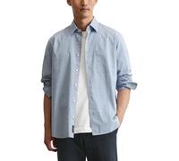 Marc OߴPolo Herren Hemd aus Bio-Baumwolle Regular Fit, Blau (Dark Blue Multi 01), XS