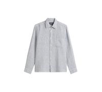 Marc OߴPolo Herren Hemd Langarm gestreift, Blau (Multi/Dark Navy), L