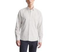 Businesshemd MARC O'POLO, Herren, Gr. XL, N-Gr, weiß (wollweiß), Web, Obermaterial: 78% Baumwolle, 22% Lyocell, unifarben, Hemden Businesshemd (14807807-XL)