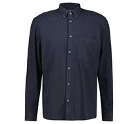 Langarmhemd MARC O'POLO "aus Bio-Baumwolle-Lyocell-Mix" Gr. XXL, Normalgrößen, blau Herren Hemden Langarm (55879313-XXL)
