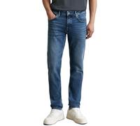 5-Pocket-Jeans MARC O'POLO "aus stretchigem Bio-Baumwoll-Mix", Herren, Gr. 30, Länge 34, blau (retro blau wash), Obermaterial: 90% Baumwolle, 9% Polyester, 1% Elasthan, unifarben, figurbetont normal,